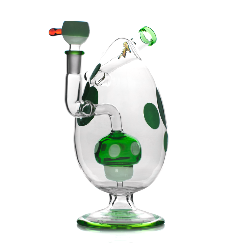 Hemper 9" Spotted Egg XL Water Bubbler - (1 Count)