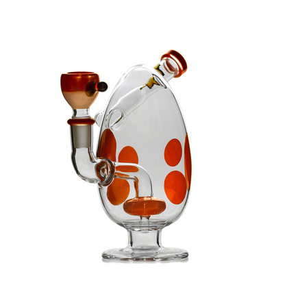 Hemper 9" Spotted Egg XL Water Bubbler - (1 Count)