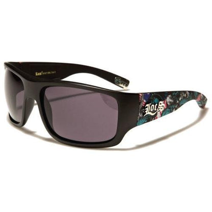 Gafas de sol para hombre con estampado de calavera LOCS - (1 unidad o 12 unidades)