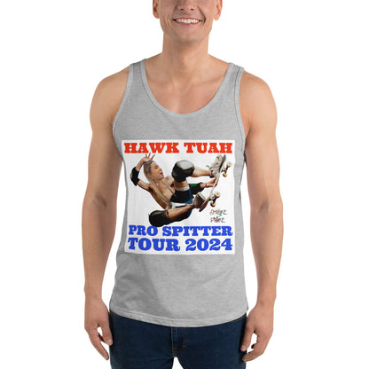 Hawk Tuah Pro Spitter Solid Tank Top