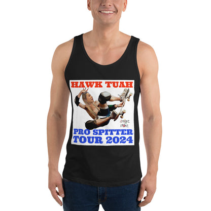 Camiseta sin mangas sólida Hawk Tuah Pro Spitter