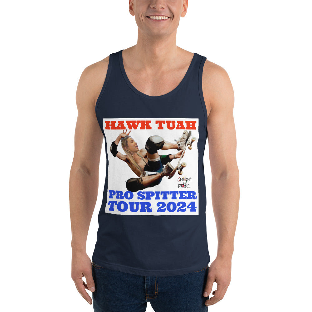 Hawk Tuah Pro Spitter Solid Tank Top