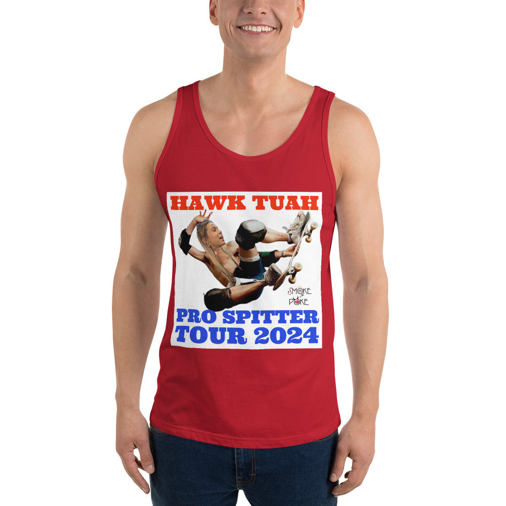 Hawk Tuah Pro Spitter Solid Tank Top