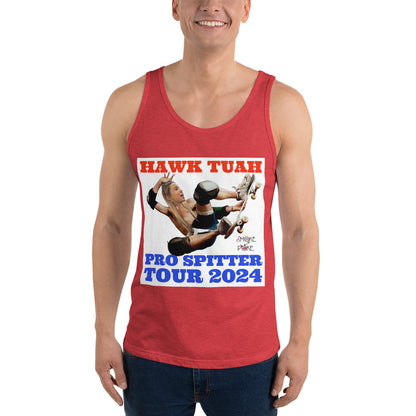 Hawk Tuah Pro Spitter Solid Tank Top