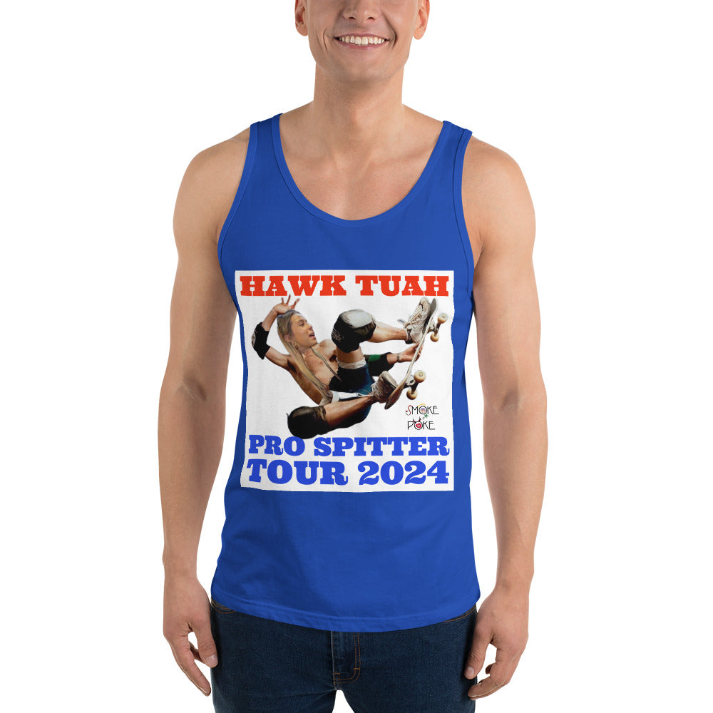 Hawk Tuah Pro Spitter Solid Tank Top