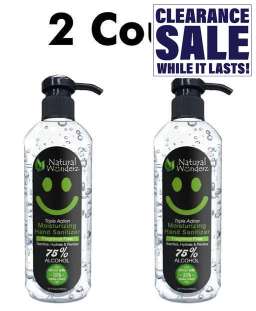 Natural Wonderz - Hand Sanitizer - Fragrance Free (2 Count)