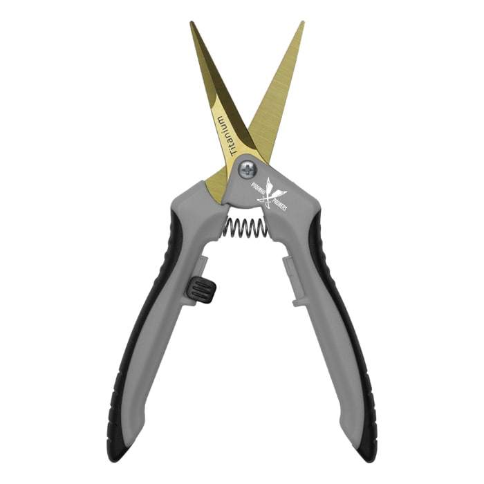 Piranha Pruner Trimming Scissors - Curved Titanium Blade - (1 Count)