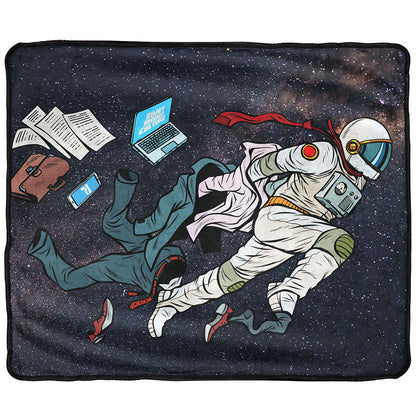 Pulsar Fleece Throw Blanket - Smoke N’ Poke