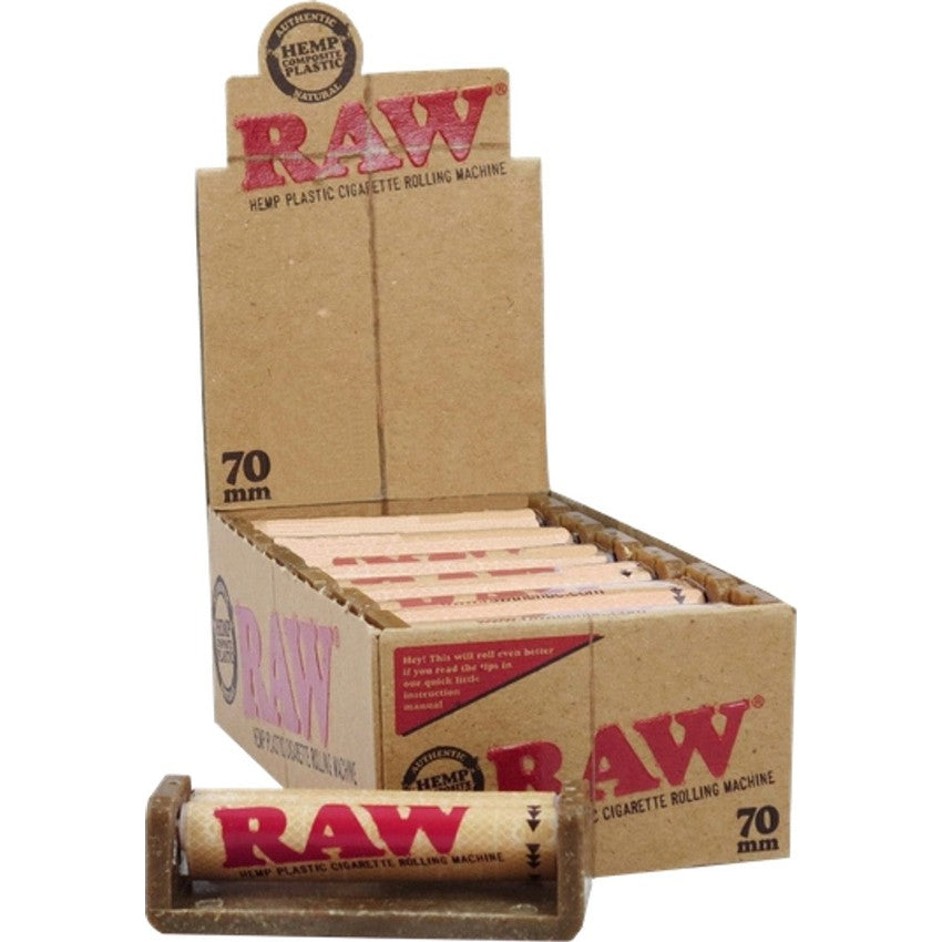 RAW Authentic 2-Way Adjustable Rolling Machine 70mm - (12 Count Display)
