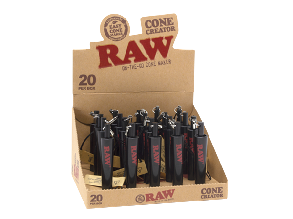 RAW Authentic Cone Creator - (20 Count Display)