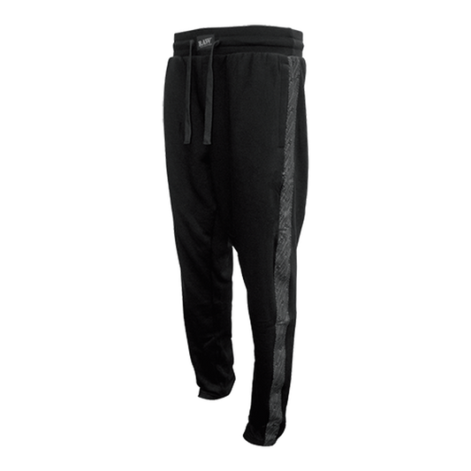 RAW x RP Black Sweatpants With Tonal Side Logo - Various Sizes - (1 Count)