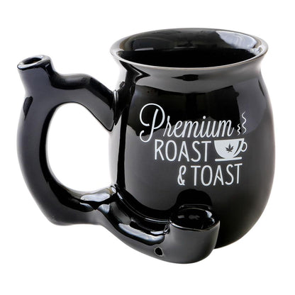 Roast & Toast Ceramic Mug Pipe - Various Styles - (1 Count)