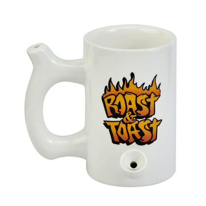 Roast & Toast Ceramic Mug Pipe - Various Styles - (1 Count)