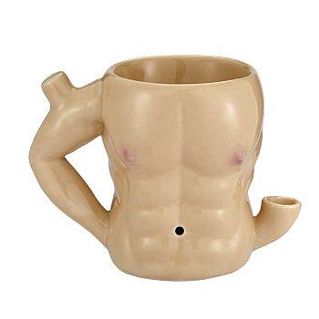 Pipa de taza de cerámica para asar y tostar, varios estilos, (1 unidad)