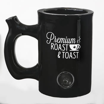 Roast & Toast Ceramic Mug Pipe - Various Styles - (1 Count)