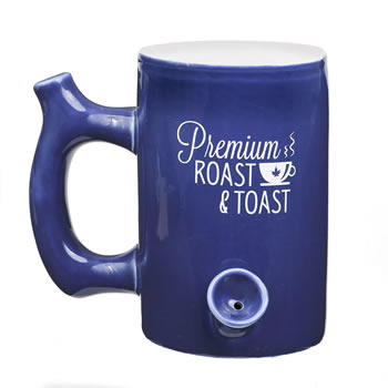 Roast & Toast Ceramic Mug Pipe - Various Styles - (1 Count)