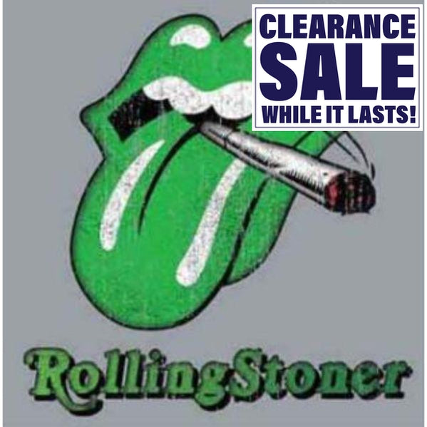 Rolling Stoner - Camiseta - Varios tamaños - (1 unidad o 3 unidades)