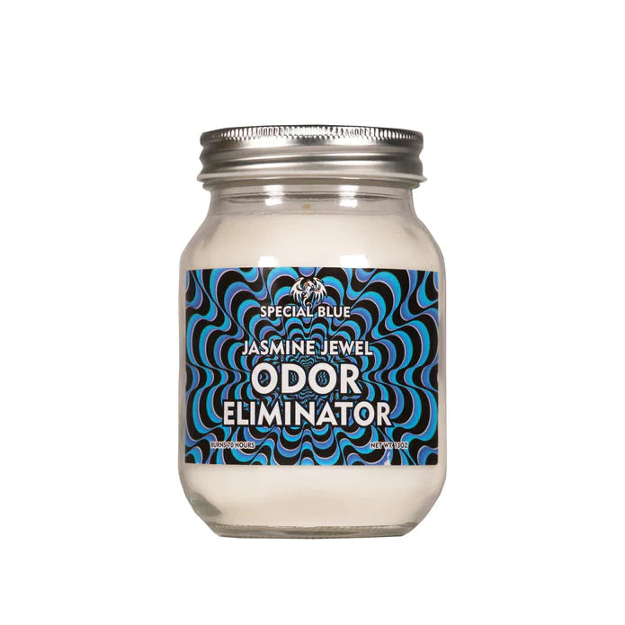 Special Blue Odor Eliminator Candle - Various Scents - ( Various Counts)