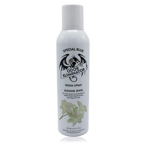 Spray eliminador de olores azul especial 6.9 oz Jasmine Jewel - (1-12 unidades)