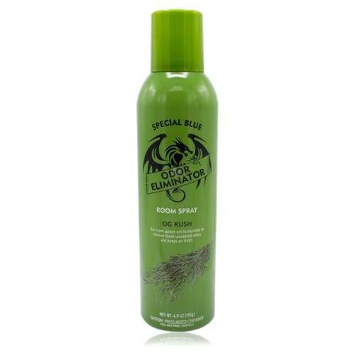 Spray eliminador de olores azul especial 6.9 Oz OG Kush - (1-12 unidades)