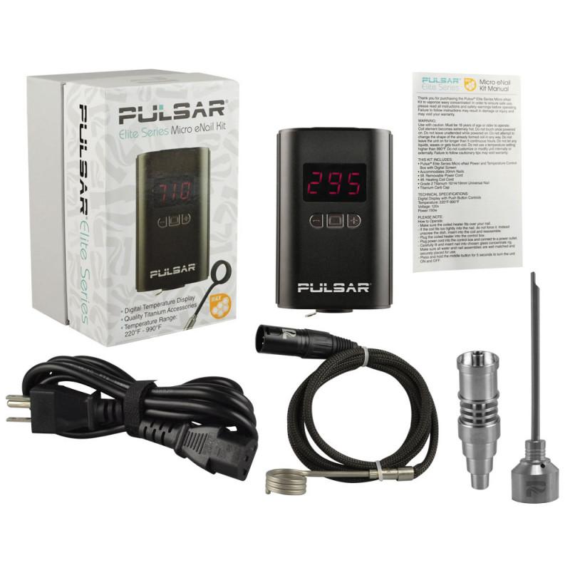 Pulsar Elite Series Micro eNail Kit w/ Carb Cap - Smoke N’ Poke