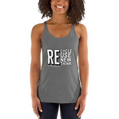 REUSE Women's Racerback Tank - Smoke N’ Poke