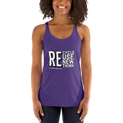 REUSE Women's Racerback Tank - Smoke N’ Poke