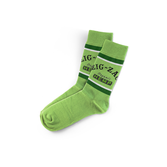 Zig-Zag Classic Socks - Hemp Green - Count)