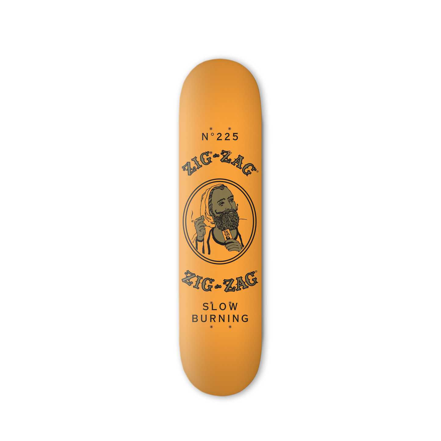 Zig-Zag French Orange Skateboard - (1 Count)