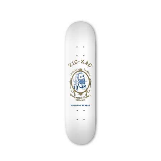 Zig-Zag Original White Skateboard - (1 Count)