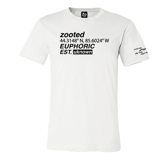 Zooted Euphoric White T Shirt - (1 Count, 3 Count OR 6 Count)