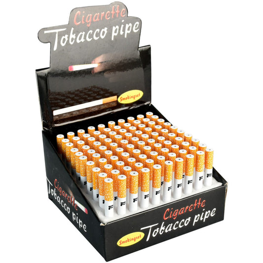100PC DISP - Pulsar Metal Cigarette Taster Bat - Smoke N’ Poke