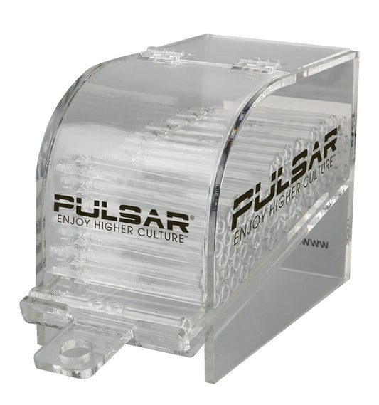 100PC DISPLAY - Pulsar Chillum in Dispenser - Clear - Smoke N’ Poke