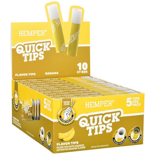 10PC DISPLAY - Hemper Quick Tips - 5pk - Smoke N’ Poke
