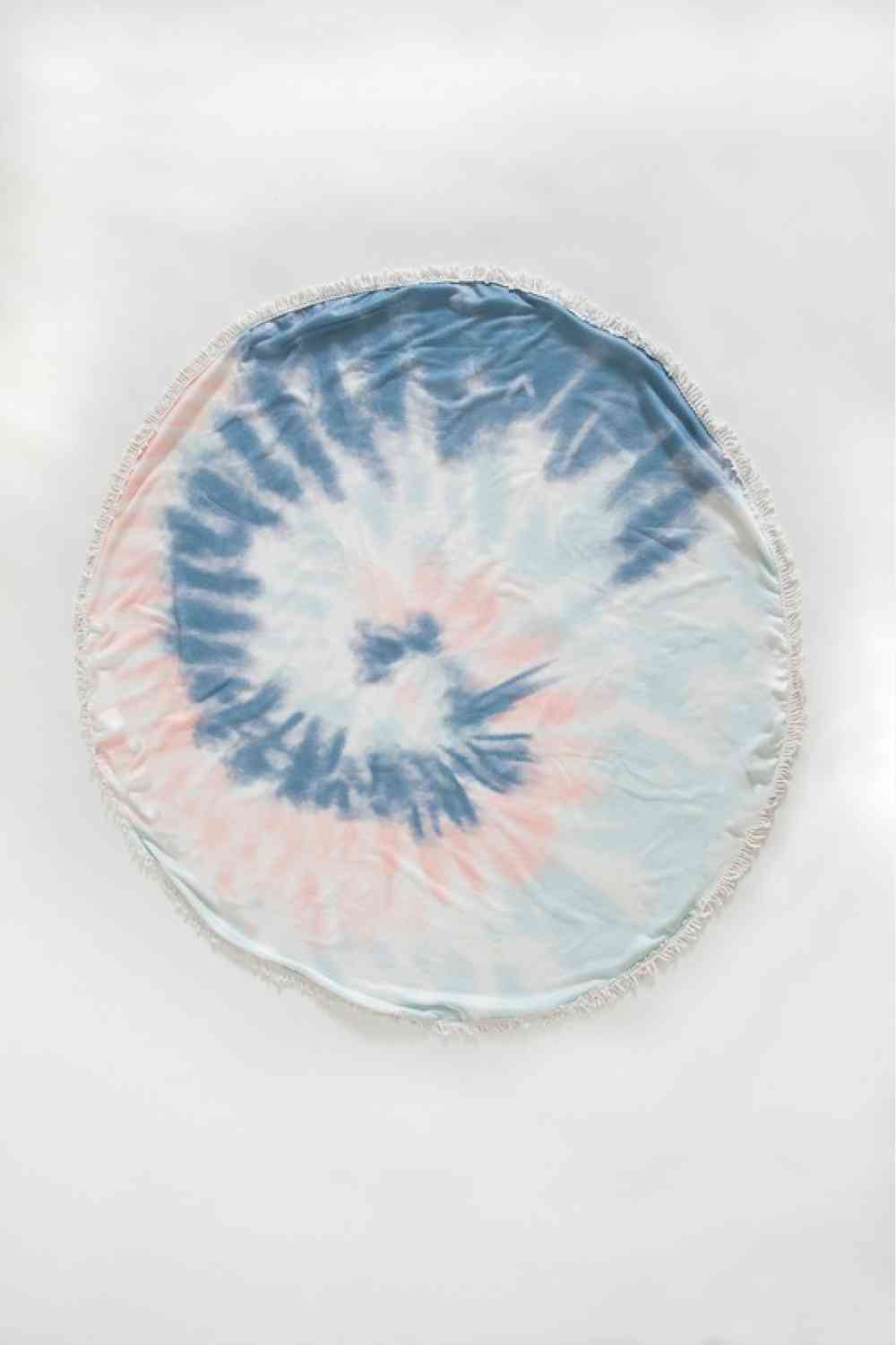 Toalla de playa redonda con efecto tie-dye Dreamland de Justin Taylor