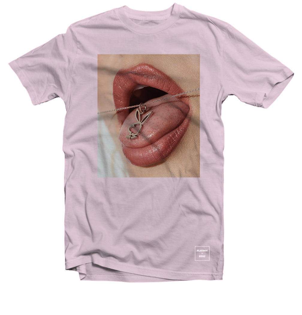 PLAYBOY by RYOT PINK MOUTH T-Shirt - Smoke N’ Poke