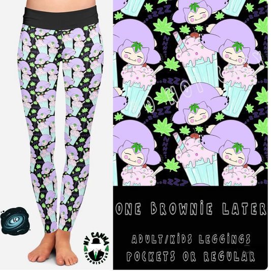 Galaxy Creations One Brownie Later Leggings - Smoke N’ Poke
