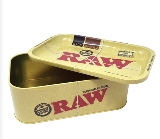 RAW Munchies Box with Tray Lid - Smoke N’ Poke