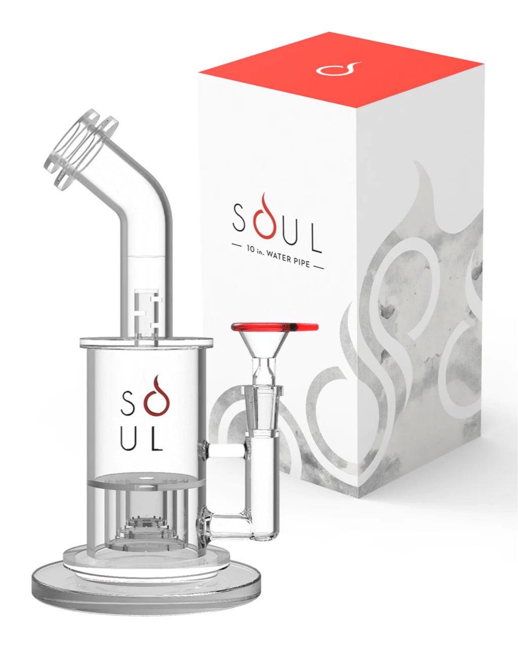SOUL 10" Slit Percolator Incycler Bong - Smoke N’ Poke