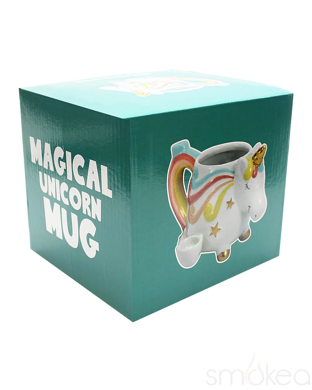 Ceramic Unicorn Coffee Mug Pipe - Smoke N’ Poke