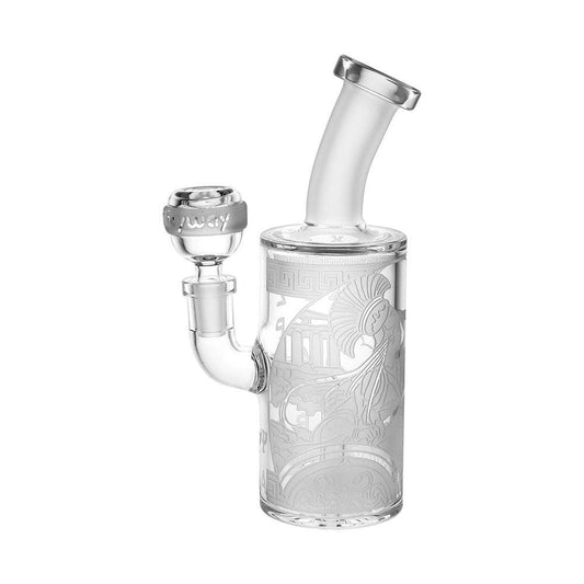 Milkyway Glass Athena Water Piece - 6" - 14mm F - Smoke N’ Poke