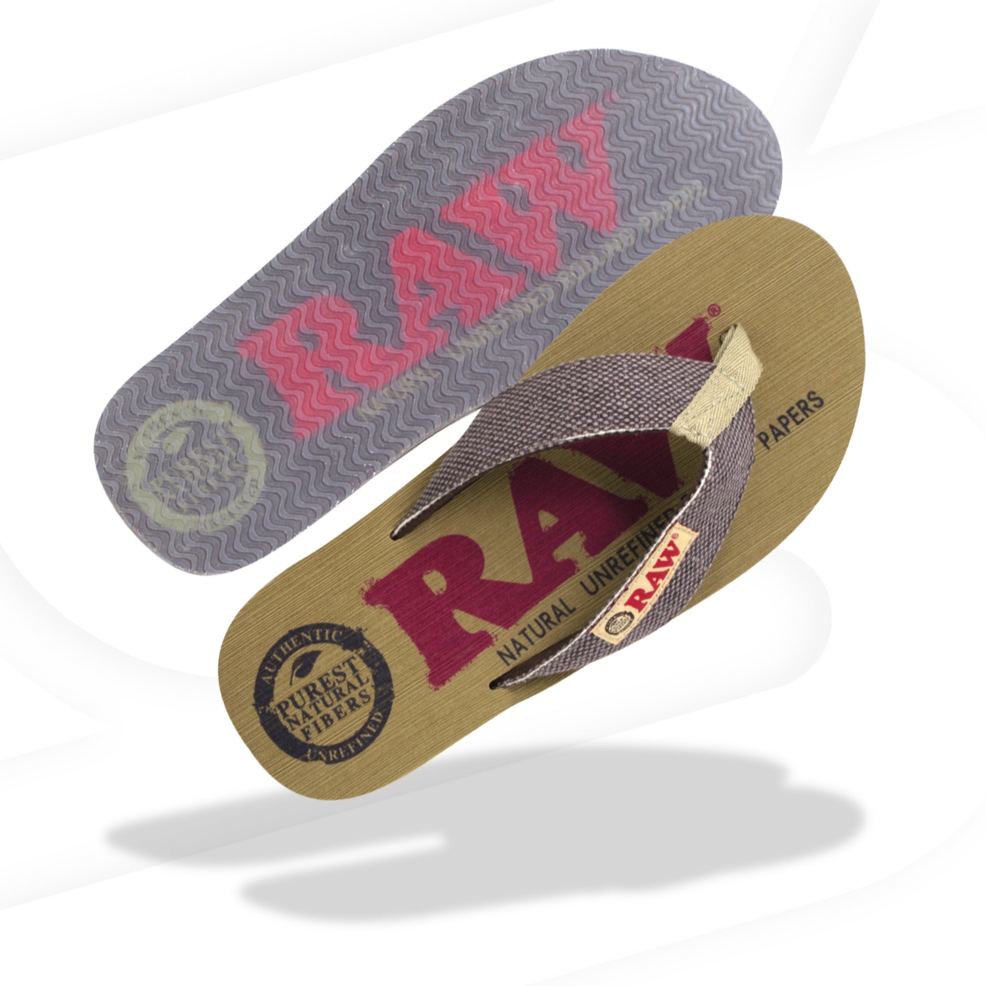 RAW Flip Flops - Men’s Size 11 - Smoke N’ Poke