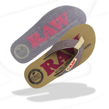 RAW Flip Flops - Men’s Size 11 - Smoke N’ Poke