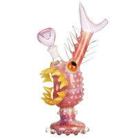 Feisty Ocean Creature Water Piece - 10" - 14mm F - Smoke N’ Poke