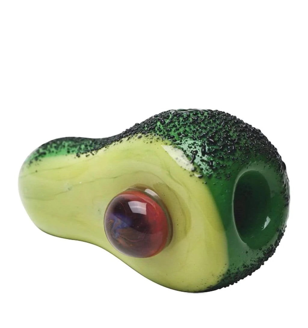 Empire Glassworks Avocado Chillum - Smoke N’ Poke