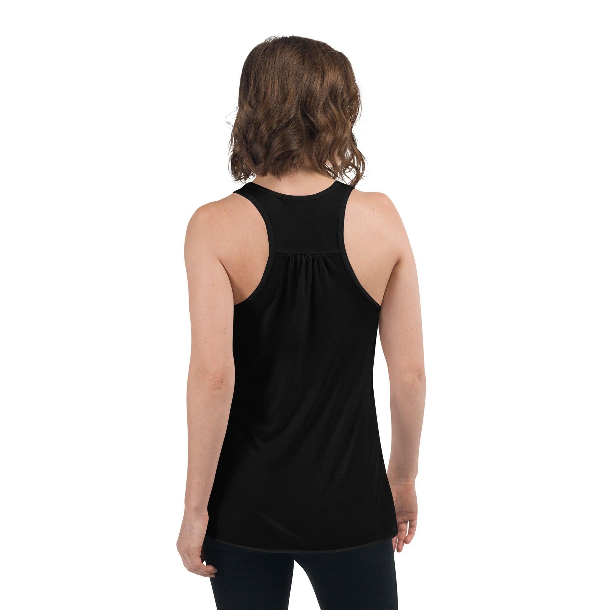 Women's Flowy Smoke n’ Poke Racerback Tank - Smoke N’ Poke